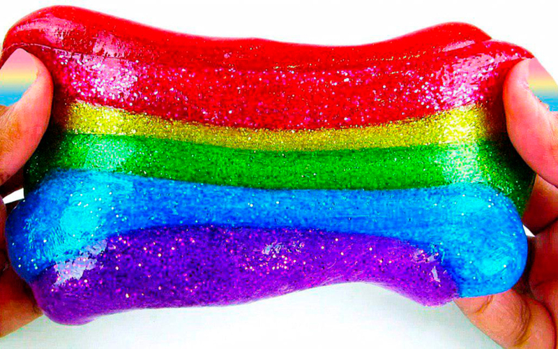 Мастер-класс "Новогодний слайм"