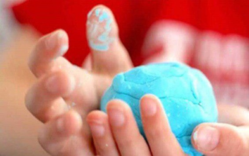 Мастер-класс "Цветной снег"